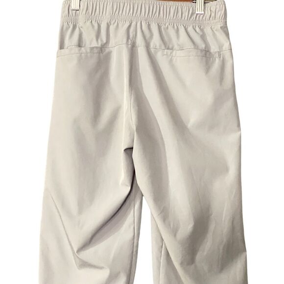 Apana Putty Grey Paperbag High Waist Belted Pants - Picture 7 of 8